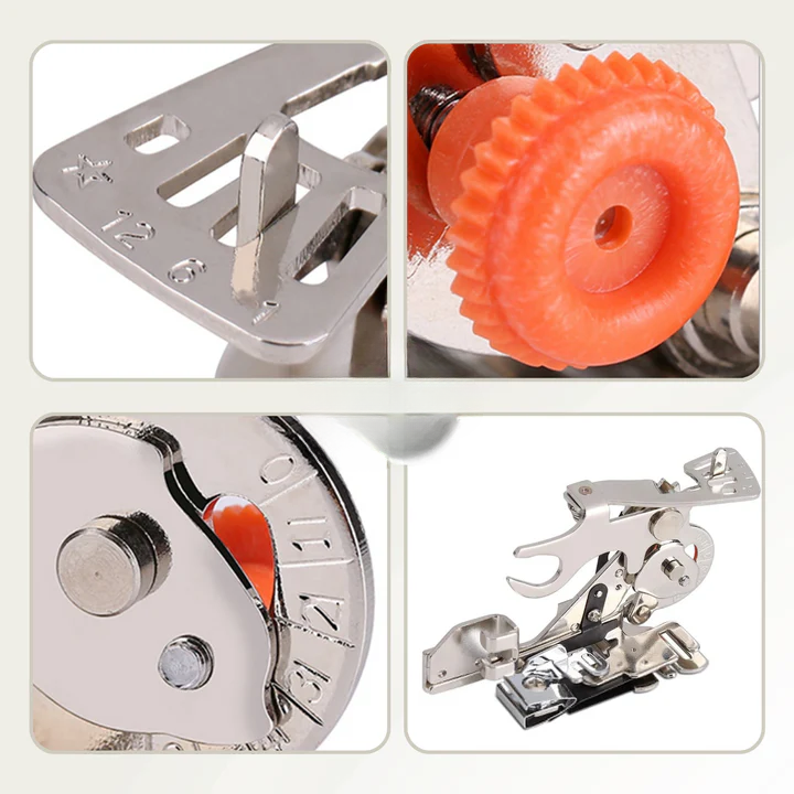 Adjustable Ruffle Foot – Even Pleats Instantly