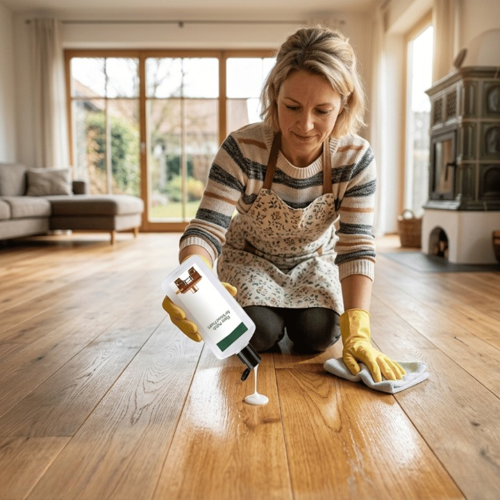 Floor polish for wooden floors with beeswax 320 ml