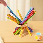 Wooden Stacking Tower Game – Develop Fine Motor Skills from Age 3