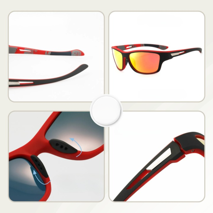 Polarisierte Sportsonnenbrille UV-Schutz
