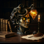Medusa-Tischlampe mit LED-Beleuchtung