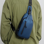 Anti-theft crossbody bag with waterproof protection