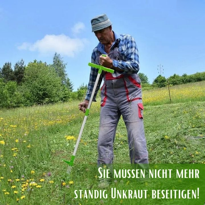 Unkrautstecher mit Fußpedal - Ergonomisch & rückenschonend