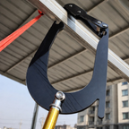 Cable clamp for quick threading – 8 cm ABS plastic