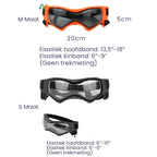 Hundehelm mit Schutzbrille – verstellbares Set