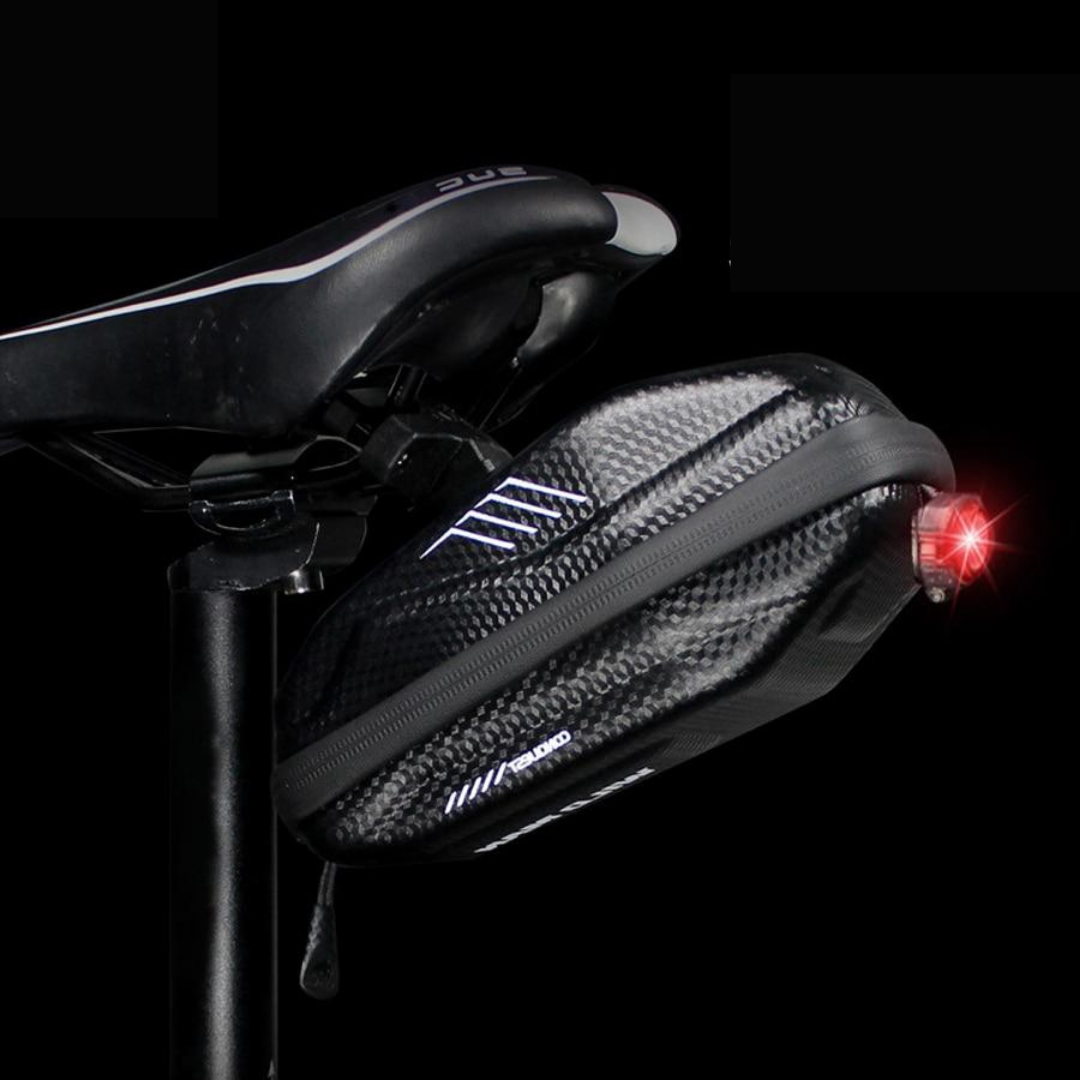Fahrrad-Satteltasche mit Schnellverschluss – Wasserdichtes Hardcase