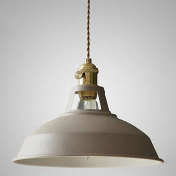 Industrielle Pendelleuchte Metall 27 cm