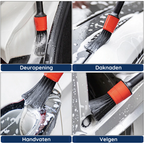 Auto detailing brush set – Reaches every corner (7-piece set)