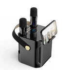 Bluetooth Karaoke-Lautsprecher mit 2 Mikrofonen