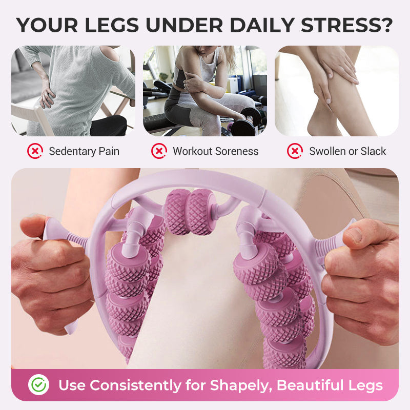 Massage-Roller für Beine mit ergonomischen Noppen