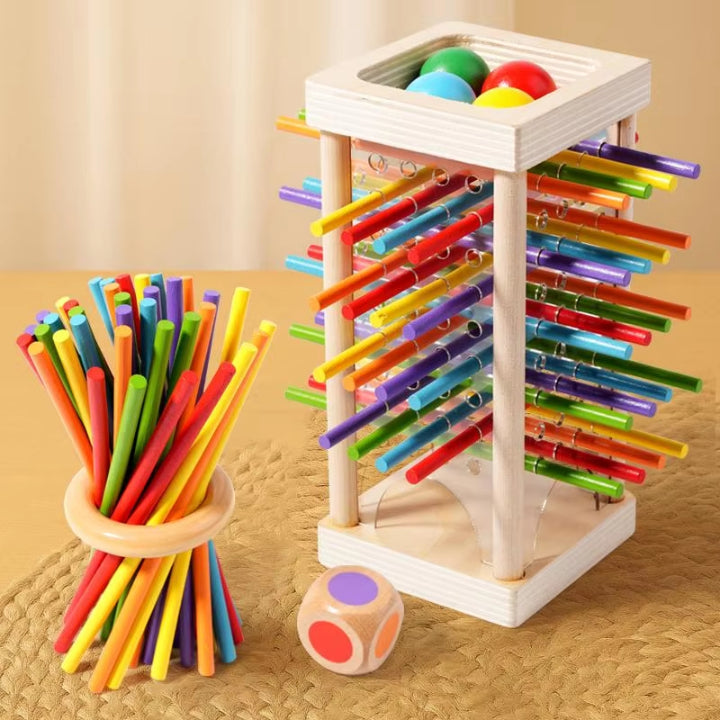 Wooden Ball Tower Game – Concentration & Fine Motor Skills