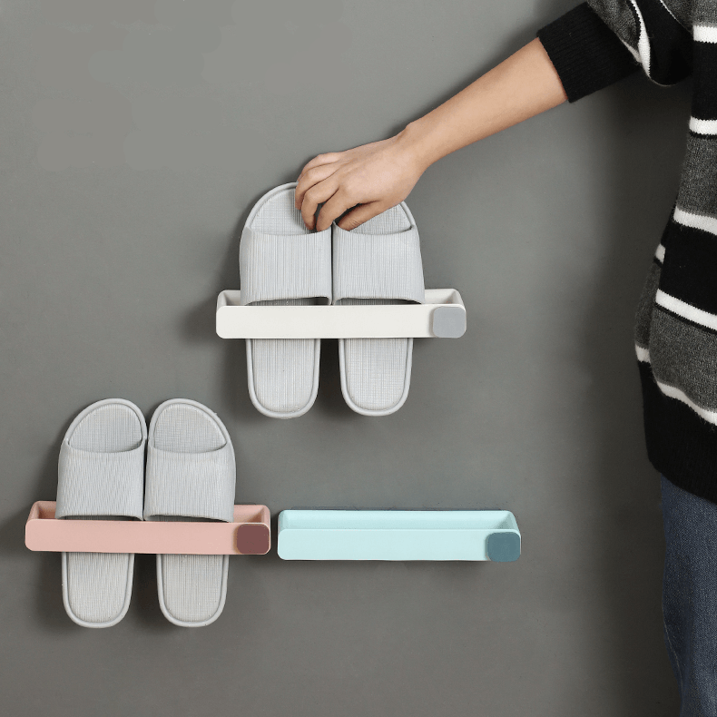 Wall glove holder without drilling
