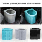 Faltbares Camping-Toilette ABS Kunststoff – Tragbar