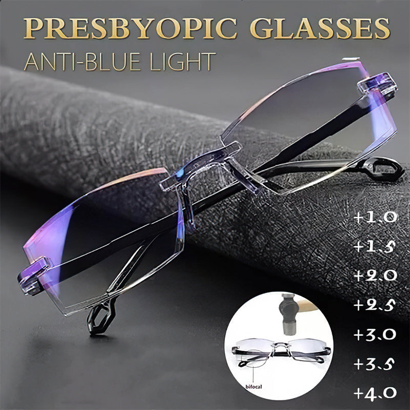Multifokale Lesebrille mit Blaulichtfilter