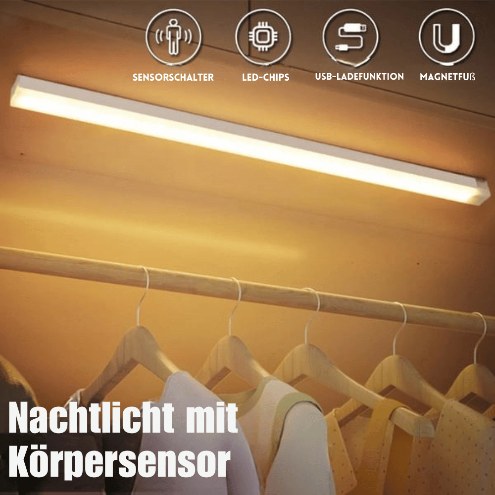LED sensor light with motion detector – magnetic mount