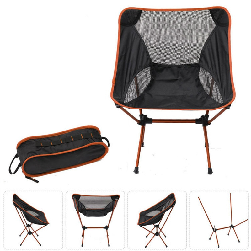 Faltbarer Campingstuhl Ultraleicht mit Tragetasche