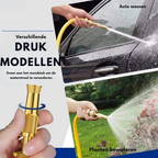 High-Pressure Adjustable Spray Nozzle with Mounting Kit