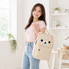 Bären-Rucksack Kawaii mit Ohren – Wasserabweisend