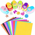 Papierstanzer mit 15 Motiven aus ABS-Kunststoff