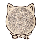 Holzpuzzle Katze – 135 Teile in verschiedenen Farben