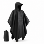 3-in-1 Regenponcho wasserdicht aus Ripstop-Nylon