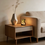 LED atmosphere lamp with forest shadow – battery operated
