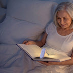 Clip-on reading lamp for books, USB rechargeable, 315° flexible neck, 3000 K