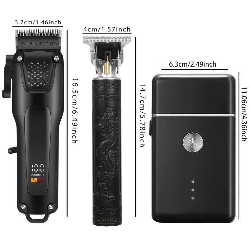 Professional Trimmer Set with LED Display