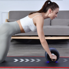 Bauchmuskelrad mit LED-Zähler & Auto-Rücklauf für effektives Bauchtraining
