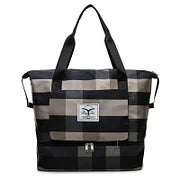 Foldable travel bag with wet compartment