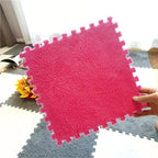 Puzzleteppich-Fliesen mit Schaumstoff – Weiche Bodenfliesen