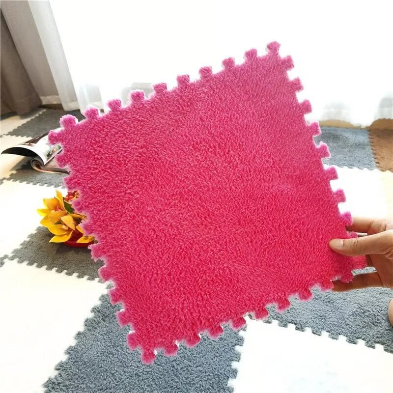 Puzzleteppich-Fliesen mit Schaumstoff – Weiche Bodenfliesen