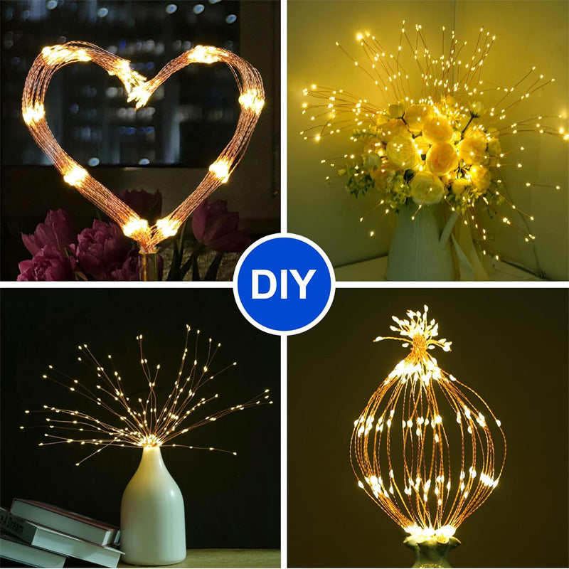 Solar Fireworks Lights – Automatic LED Outdoor Decoration