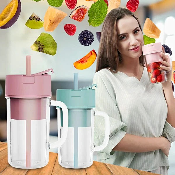 Portable smoothie blender with battery – fresh drinks in 30 seconds