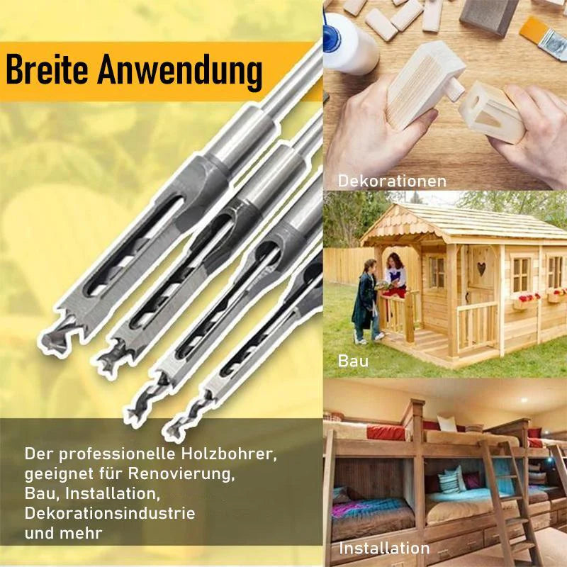 Wood Drill Bit Set Square Holes – Precision Drill Stainless Steel