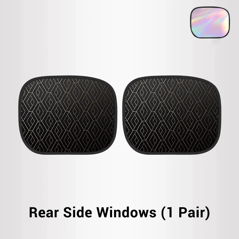 Car sunshade with UV protection – 4-piece set