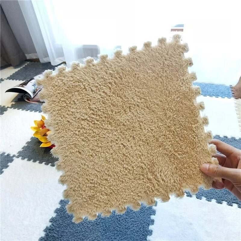 Puzzleteppich-Fliesen mit Schaumstoff – Weiche Bodenfliesen
