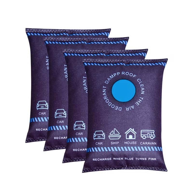 Moisture absorber with color indicator