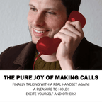 Retro-Telefonhörer mit ergonomischem Design