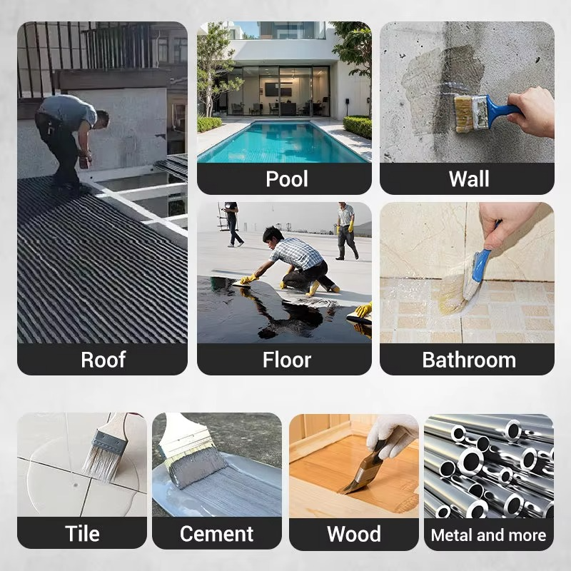 Waterproof sealant for walls and roofs