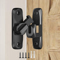 Universal latch adjustable to 90° and 180° for sliding doors