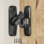 Universal latch adjustable to 90° and 180° for sliding doors