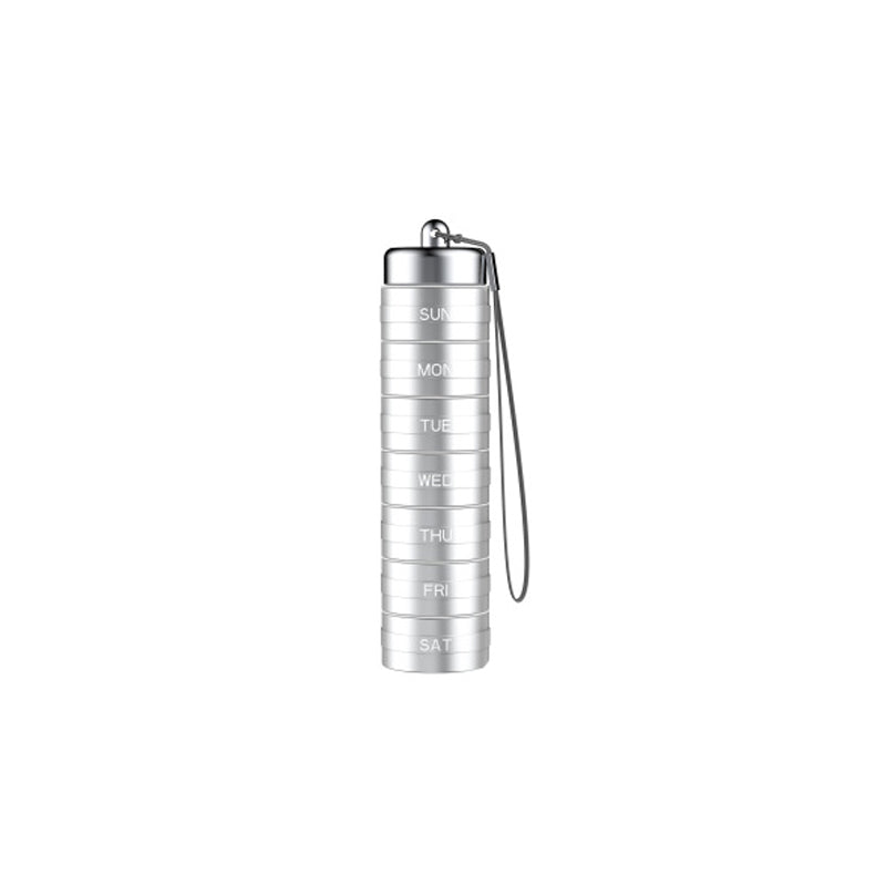7-Day Pill Organizer with Weekly Compartments