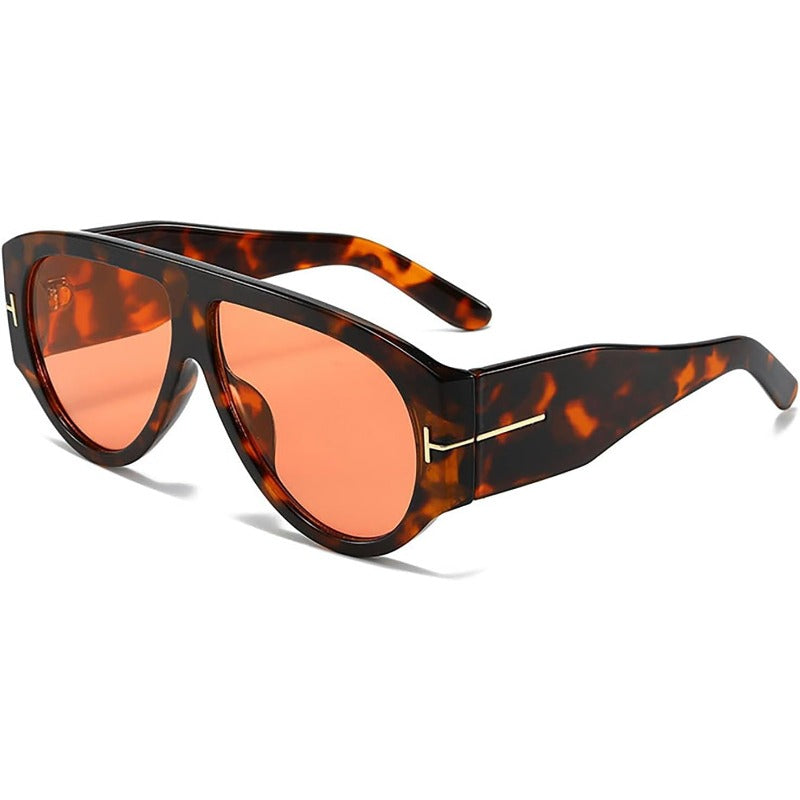 Aviator Oversized Sunglasses with UV400 Protection