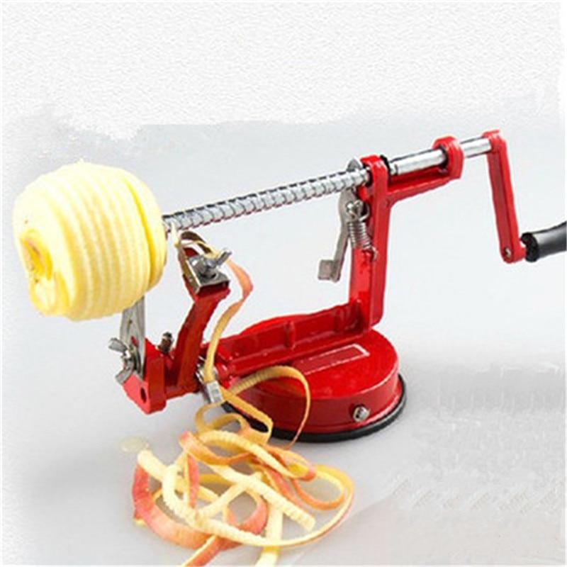 Apfelschäler 3-in-1 mit Entkerner und Saugfuß
