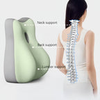 Wedge pillow for couples with ergonomic shape