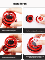 Solar Car Air Freshener – Rotating Orbital Design with Scent Stone