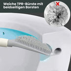 Toilet brush with spray function – wall mounting without drilling