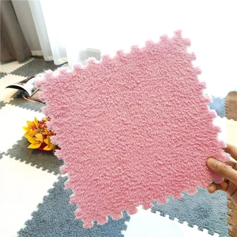 Puzzleteppich-Fliesen mit Schaumstoff – Weiche Bodenfliesen