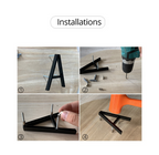 Moderne Hausnummer aus Zinklegierung